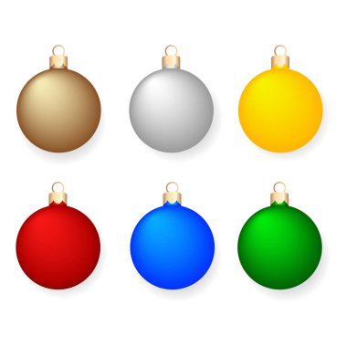 Noel topu çizimi beyaz arkaplanda izole edildi.