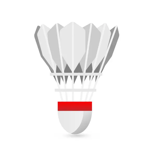 Badminton için Shuttlecock. vektör illüstrasyonu