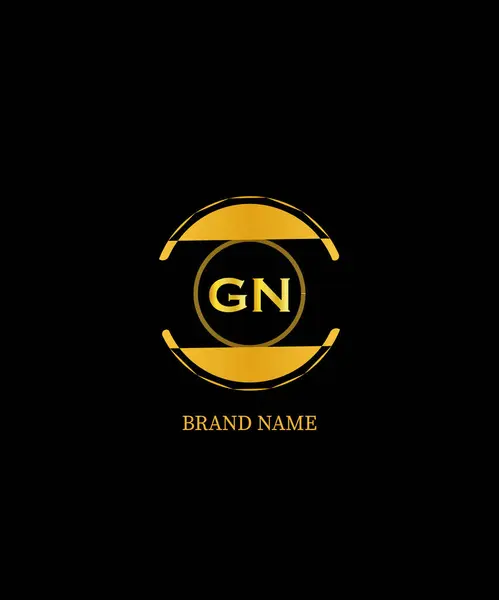 GN Harf Logosu Tasarımı. Eşsiz Çekici Yaratıcı Modern Başlangıç GN İlk Tabanlı Harf Simgesi Logosu