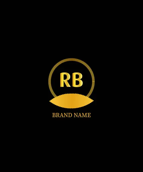 RB Harf Logosu Tasarımı. Eşsiz Çekici Yaratıcı Modern RB İlk Temel Tabanlı Harf Simgesi Logosu
