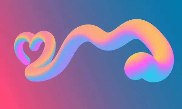 Soyut şekilli, sıvı şekilli renkli arkaplan.