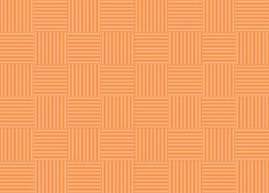 Turuncu mat dikişsiz kumaş desen çizgisi soyut arkaplan vektör grafik illüstrasyonu