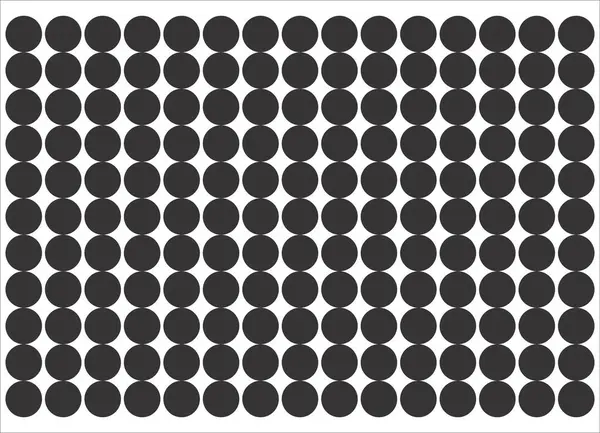 Beyaz arkaplan vektör grafik illüstrasyonunda siyah daire