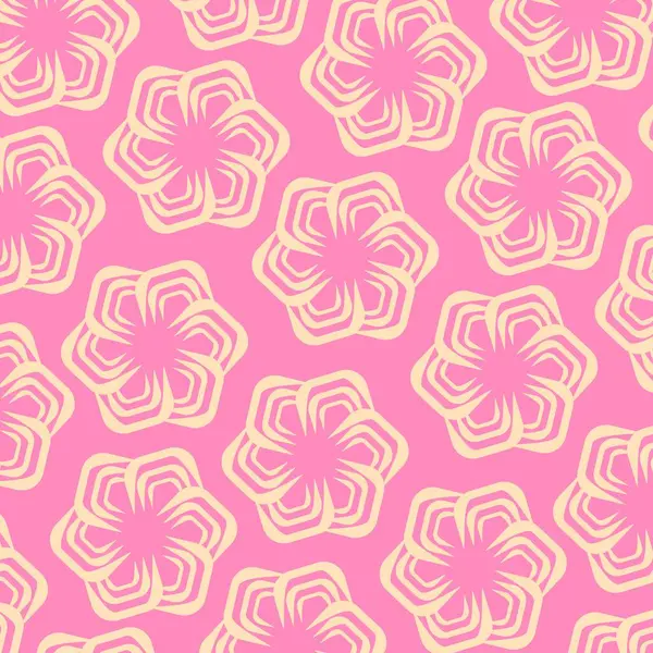 Sarı çiçek desenli pembe arkaplan