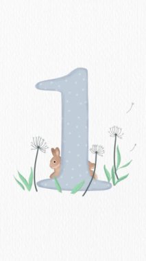 Dikey Videoda Tavşan ve Karahindiba ile Bir Yıl Kutlaması