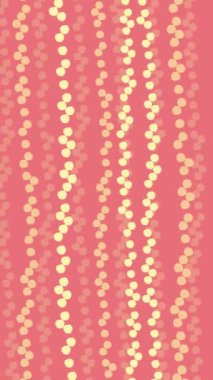 Sarı Işıklar Pembe Arkaplanda Perde