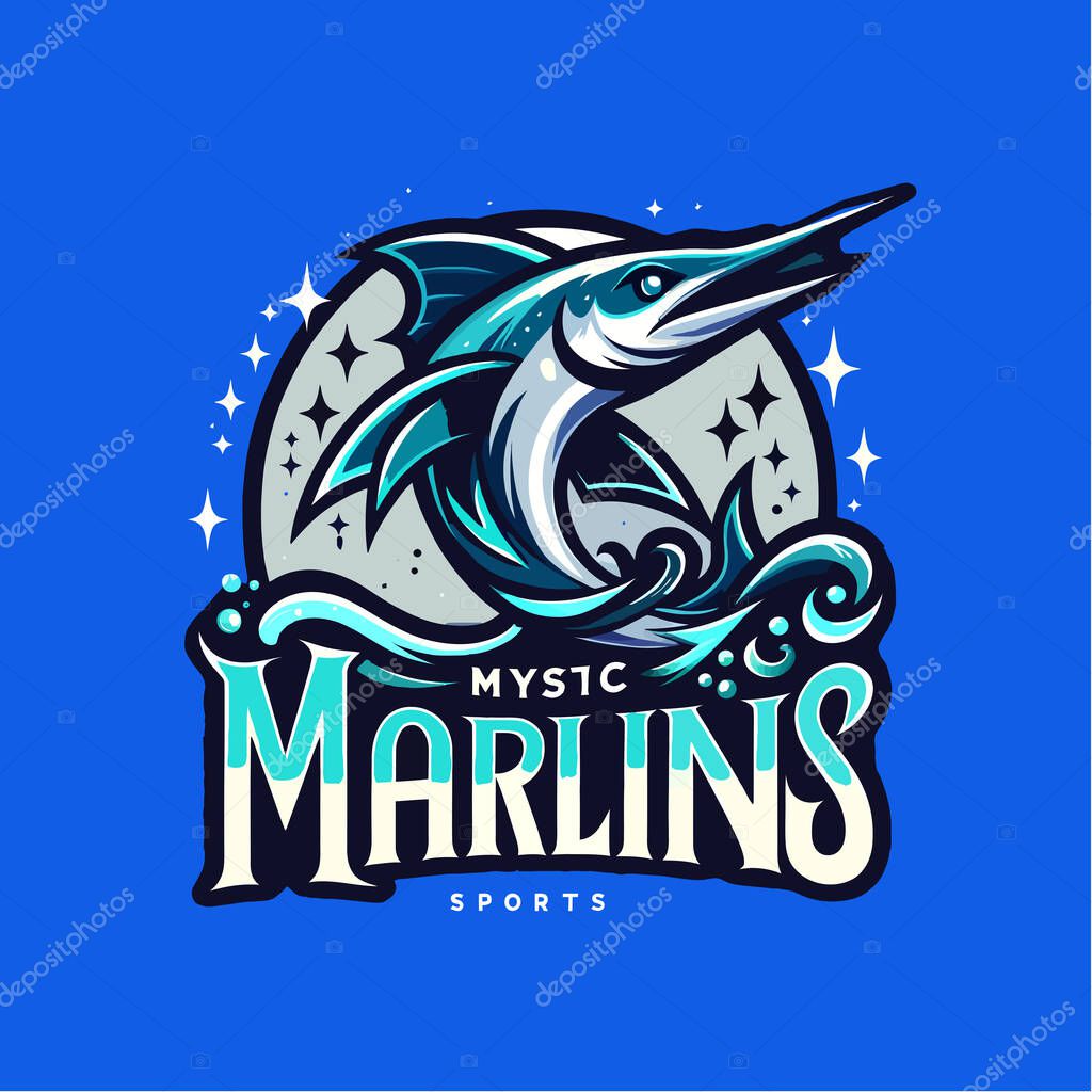 MYSTIC MARLINS LOGO FROM PROANTO DESIGN