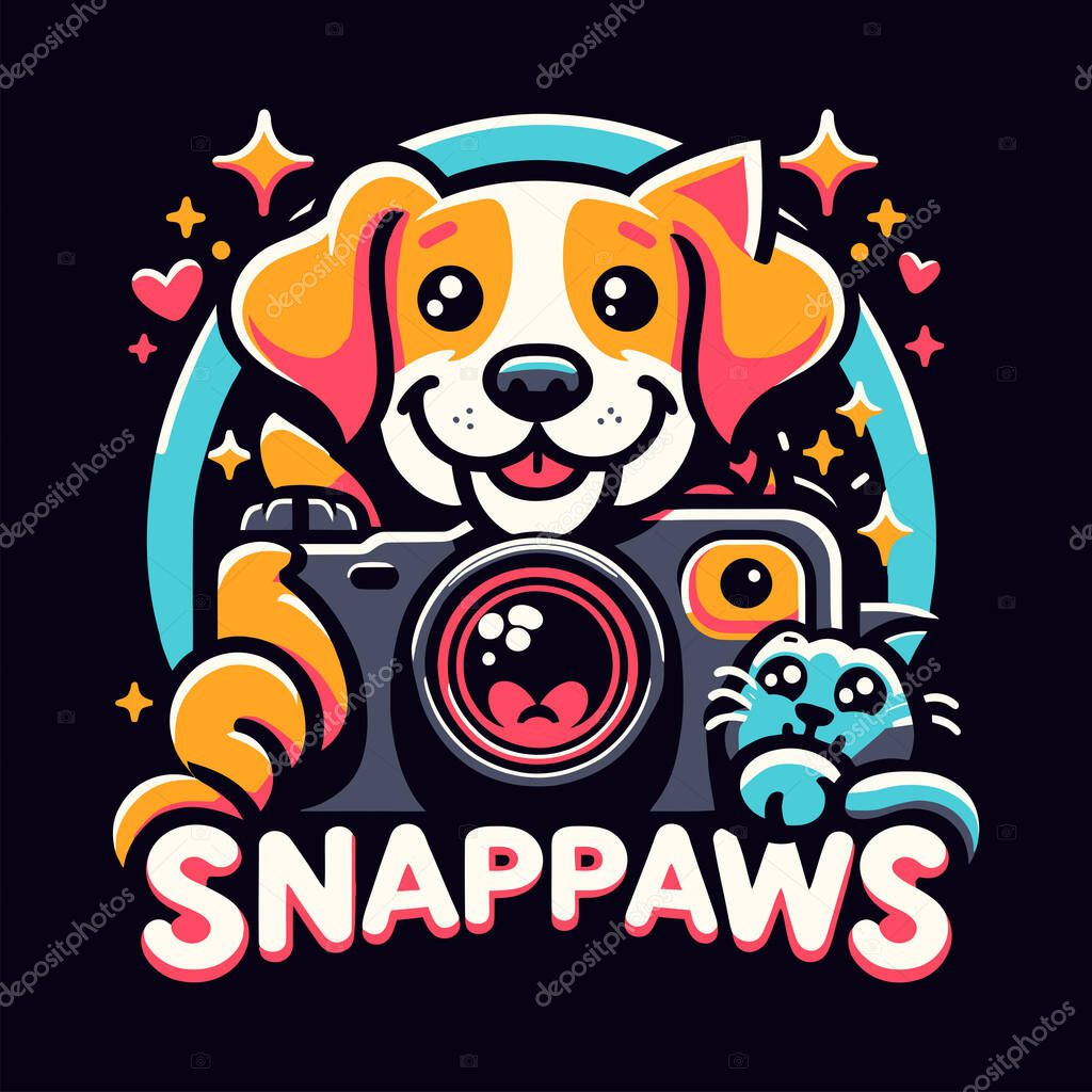 SNAP PAWS LOGO DESIGN