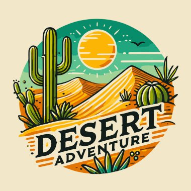 Kaktüslü çöl dağı