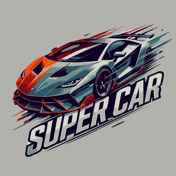 Araba sevenler için süper araba logosu