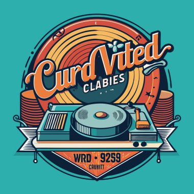 Eski moda radyo posteri