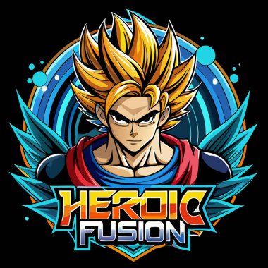 Esport maskot tasarımının vektör logosu