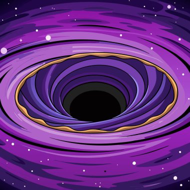 Geceleyin uzay galaksisi