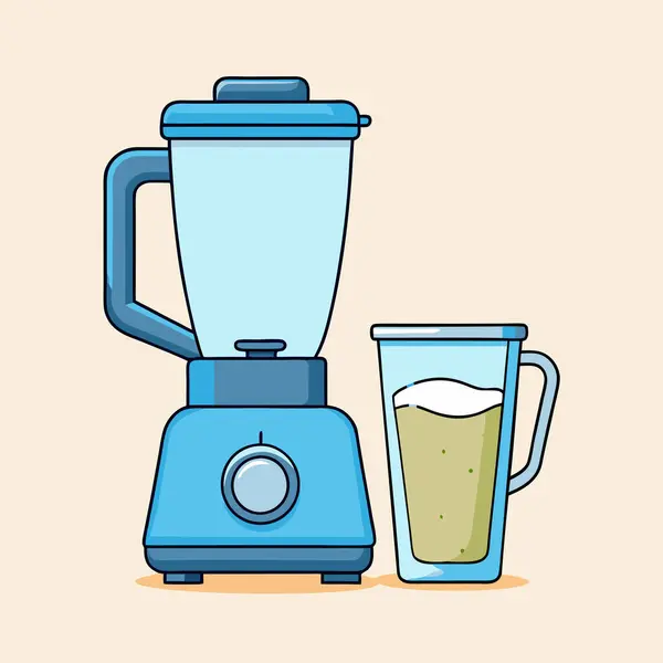 Modern karıştırıcının vektör illüstrasyonu