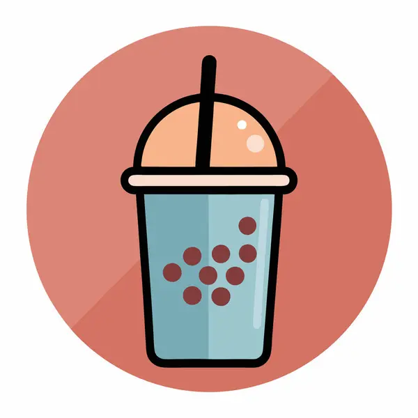 Saman simgesi olan kahve fincanının vektör çizimi