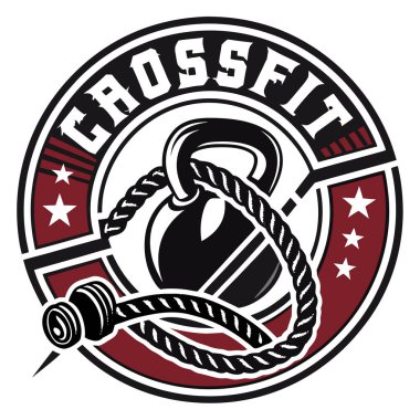 Bir iple jimnastik sembolü.