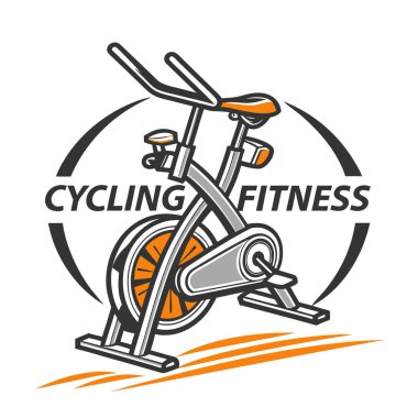 bisiklet logosu, simge vektör illüstrasyonu