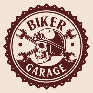 Motosiklet etiketi tasarımı, vektör illüstrasyonu 10 grafik