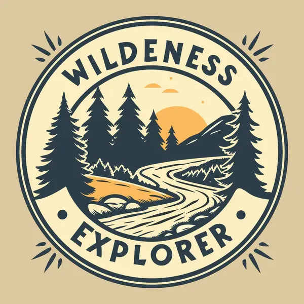 Yürüyüş ve macera logosu