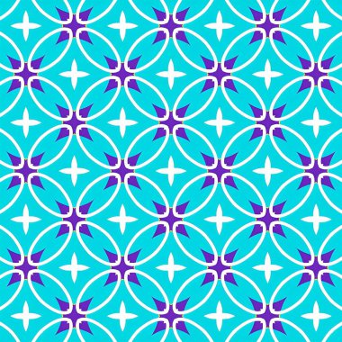 Tekrarlayan güzel bir geometrik desen tasarımı. Moda tasarımı için şaşırtıcı bir yineleme..