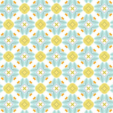 Tekrarlayan güzel bir geometrik desen tasarımı. Moda tasarımı için şaşırtıcı bir yineleme..