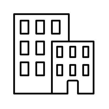 Ofis İnşa Simgesi, İş ve Gayrimenkul Temaları İçin Uygun