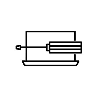 Laptop Simgesi Onarılıyor, Teknik Destek ve IT Tasarımları İçin Harika