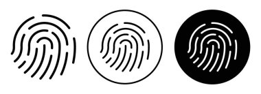 Web uygulaması ui için kimlik simgesi vektör logosu koleksiyonuna dokun