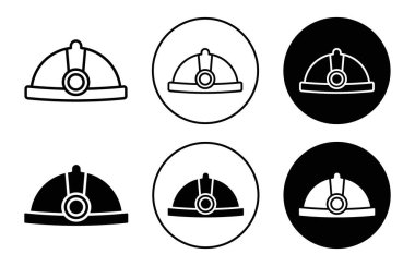 Fener başlığı simgesi vektör logosu web uygulaması ui için koleksiyon