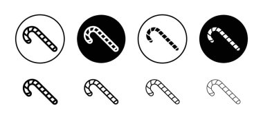 Şeker Çubuğu simgesi vektör logosu web uygulaması ui için koleksiyon