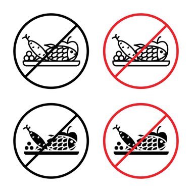 Piknikler web uygulaması için işaretli vektör logo kümesi koleksiyonudur