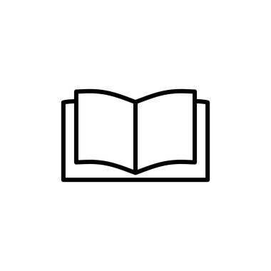 Kitap açık simge vektör logo kümesi koleksiyonu veya paket grubu