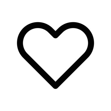 Kalp simgesi vektör logosu koleksiyonu veya paket grubu