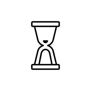 Kum saati sonu simgesi vektör logosu koleksiyonu ya da paket grubu