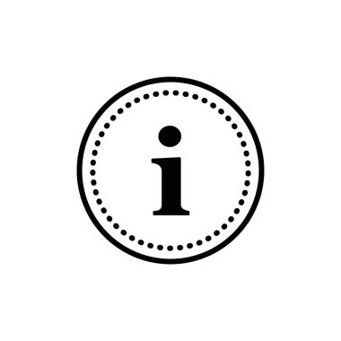 Bilgi simgesi vektör logosu koleksiyonu veya paket grubu