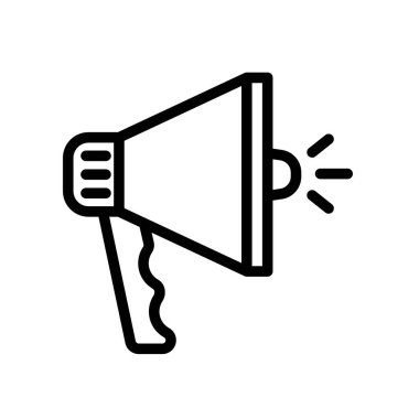 Megafon simgesi vektör logo kümesi koleksiyonu ya da paket grubu