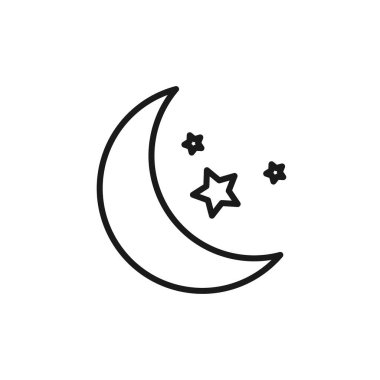 Ay yıldızları simge vektör logosu koleksiyonu ya da paket grubu