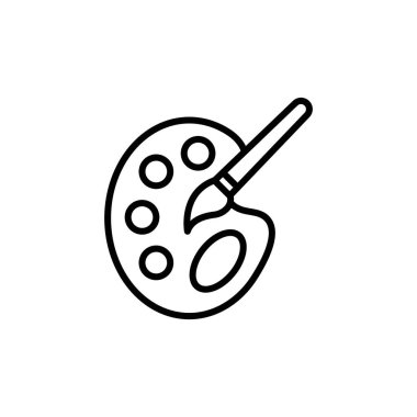 Palet simgesi vektör logosu koleksiyonu veya paket grubu