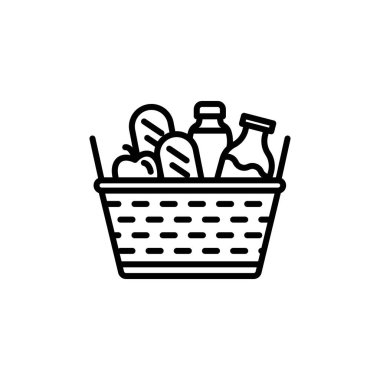 Piknik simgesi vektör logosu koleksiyonu veya paket grubu