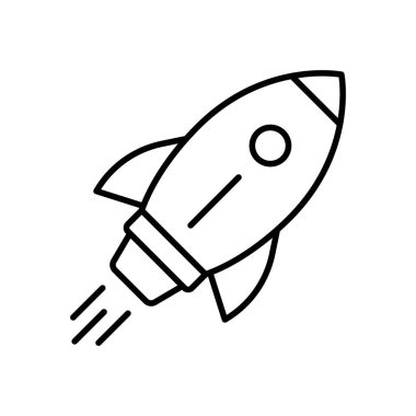 Roket öğle yemeği simgesi vektör logosu koleksiyonu veya paket grubu