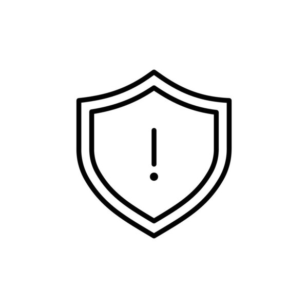 Коллекция векторных логотипов с восклицательным знаком щита или группа пакетов