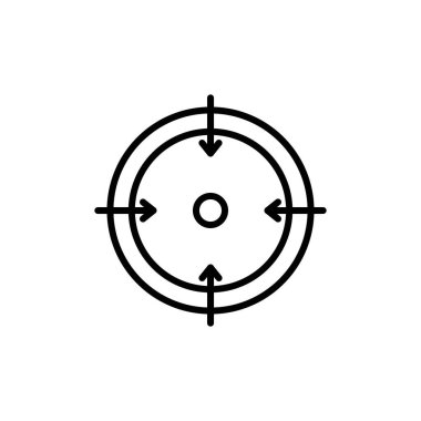 Hedef simge vektör logosu koleksiyonu veya paket grubu