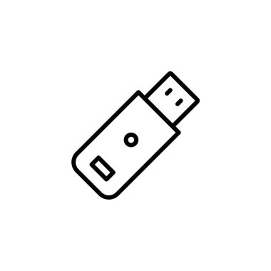 USB Penissürücü simgesi vektör logo kümesi koleksiyonu ya da paket grubu