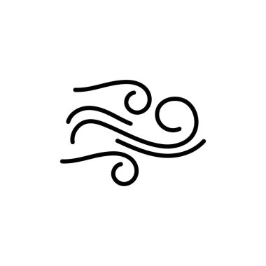 Rüzgar simgesi vektör logosu koleksiyonu veya paket grubu