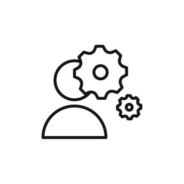 Web uygulaması için yönetici simgesi vektör logosu koleksiyonu