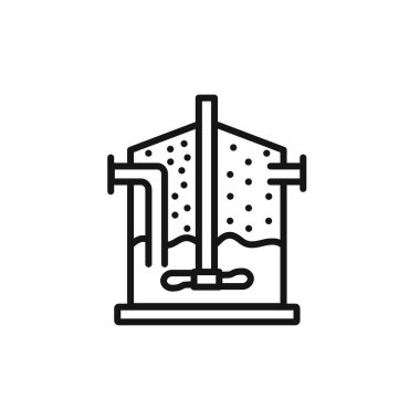 Web uygulaması için anaerobik sindirim biyokütle ikonu vektör logosu koleksiyonu