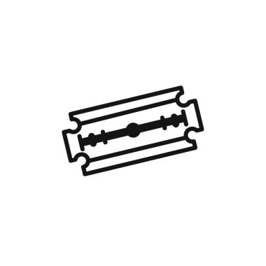 Blade jilet simgesi vektör logosu web uygulaması ui için koleksiyon