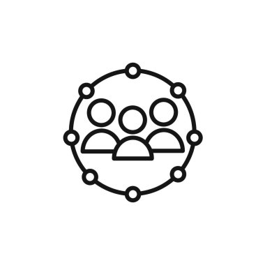 Web uygulaması ui için topluluk simgesi vektör logosu koleksiyonu