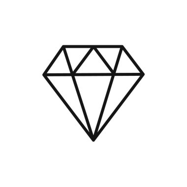 Web uygulaması için elmas simge vektör logosu koleksiyonu