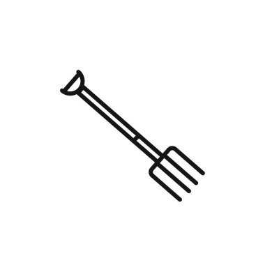 Web uygulaması için bahçe çatalı ikonu vektör logosu koleksiyonu